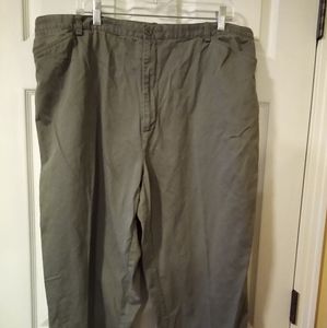CJ Banks Twill Pants, Olive Green - 22W - EUC